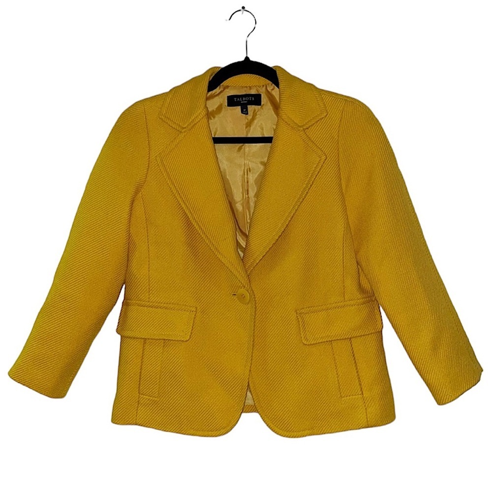 Talbots Wool Blend Blazer Jacket